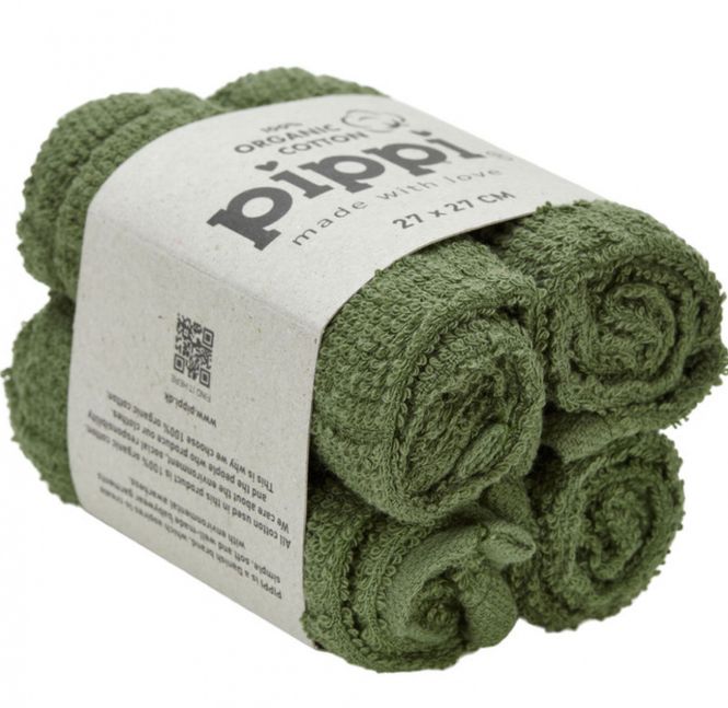 Hovedbilde Pippi Basic Kluter 4pk - Deep Lichen Green 959 - ...