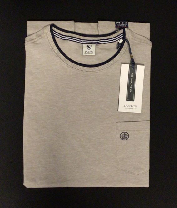 Hovedbilde JACK´S O-neck T-shirt 3-400086 - Dark Sand