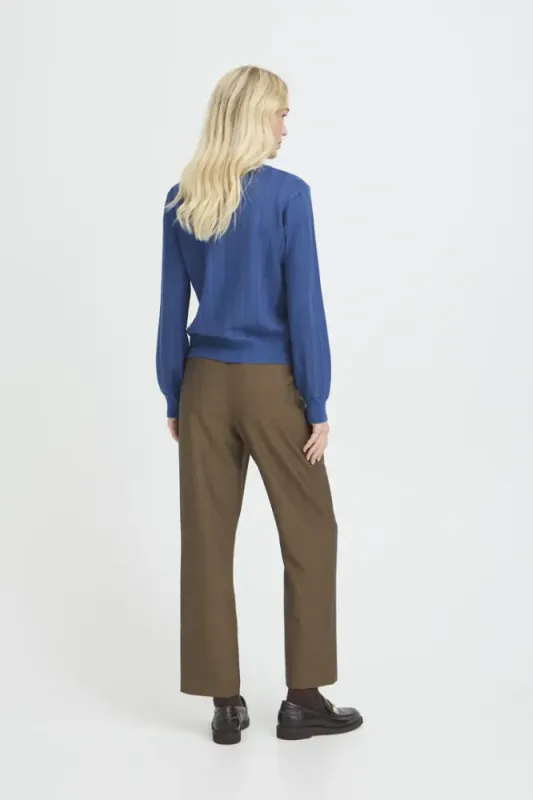 BYMMorla Pointelle Cardigan 2 - Bright Cobalt 194037