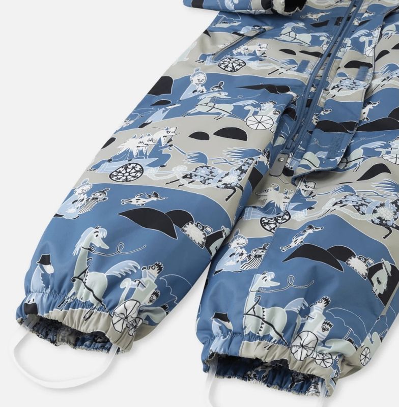 REIMA TEC Puhuri Moomin Vinterdress 5100116M - Blue Ocean 67A2