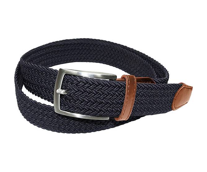 Hovedbilde SANTI Strikkbelte - Marine/Brun 358379