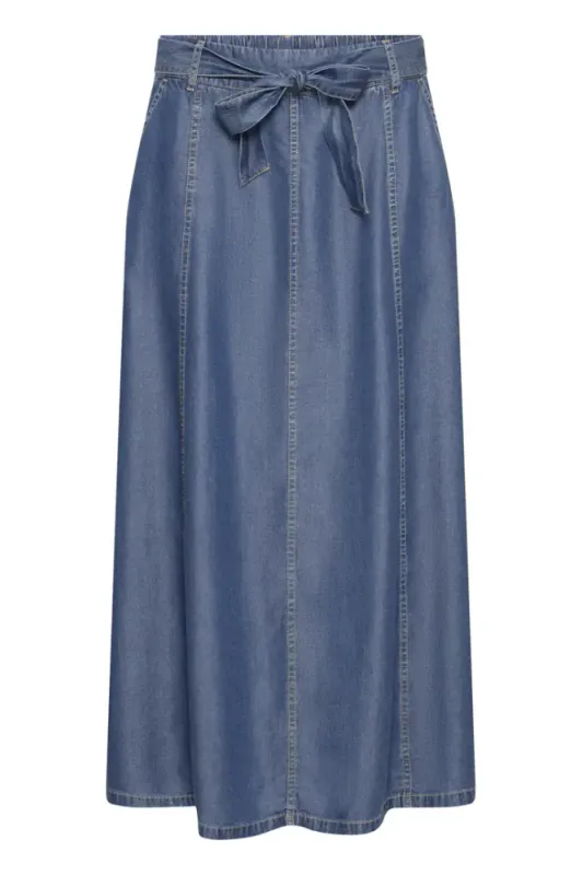 Hovedbilde BYKosmo Wide Skirt 20818784 - Mid Blue Denim 200461