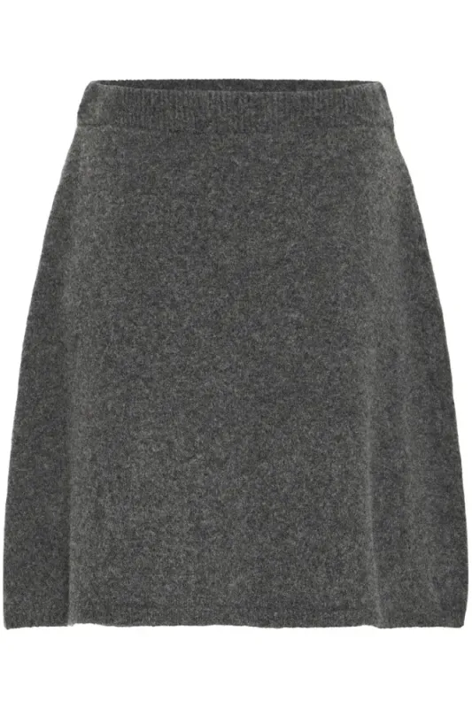 Hovedbilde BYMagge Knit Skirt 20818158 - Dark Grey 200456