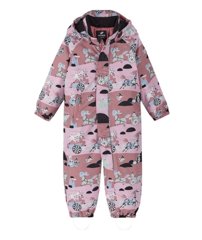 REIMA TEC Puhuri Moomin Vinterdress 5100116M - Rose Blush 1128