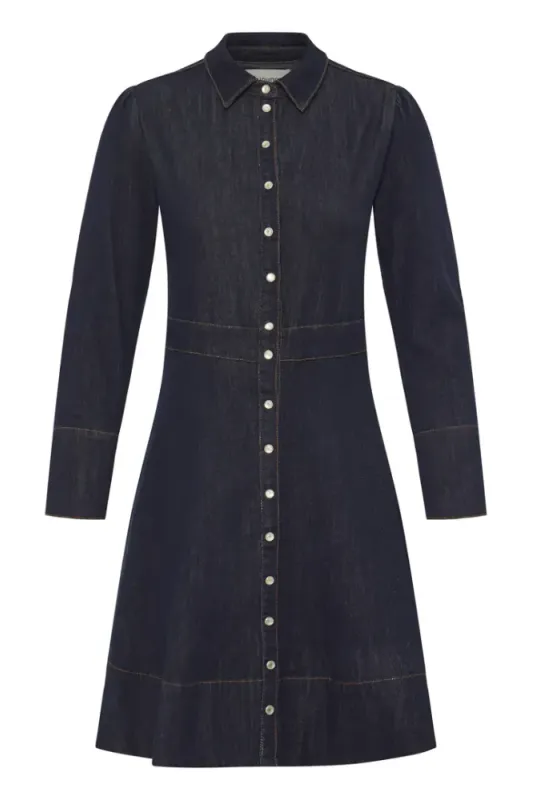 BYKanea Shirt Dress 20819706 - Dark Blue Denim 200462