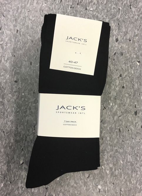 Hovedbilde JACK´S 7pk Sokker 3-971080 - Sort