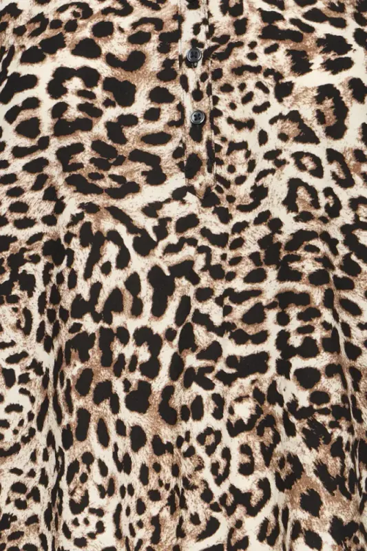 Hovedbilde BYMmjoella V-neck Top 20816529 - Birch Leopard 204522