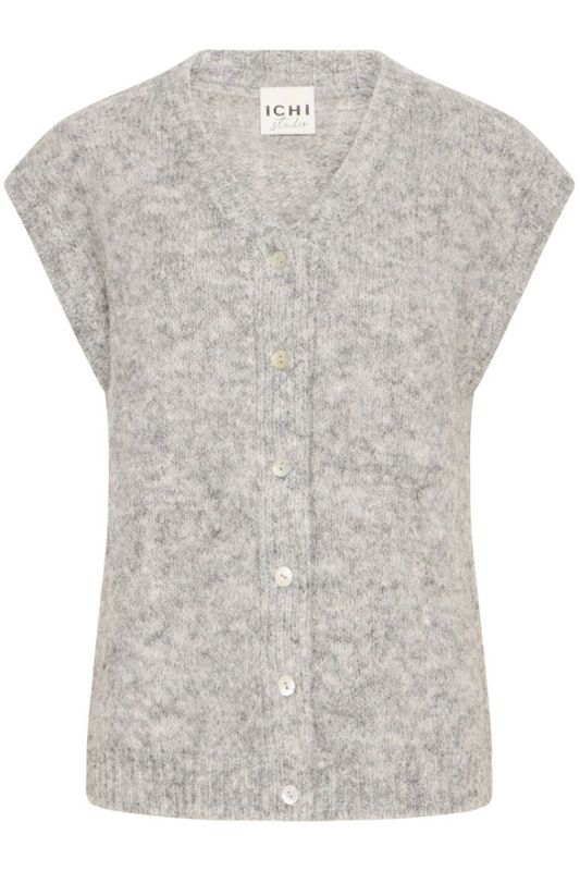 Hovedbilde IHBelablue Waistcoat 20124197 - Grey Melange 200317