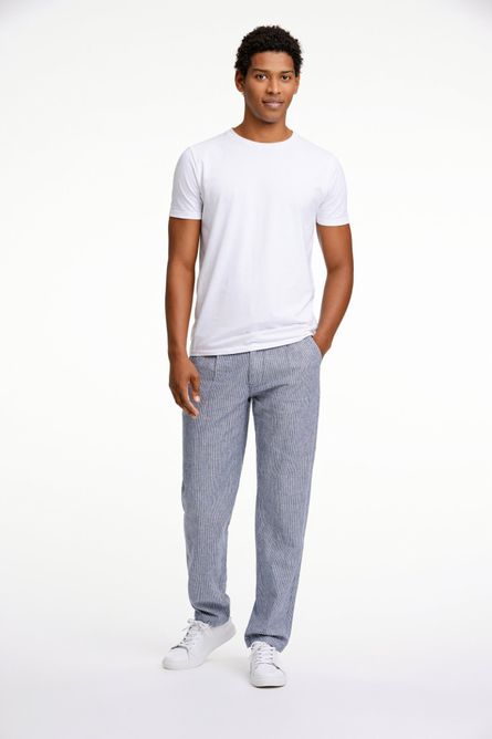 Hovedbilde Lindbergh Linen Pants 30-003030 - Blue Striped
