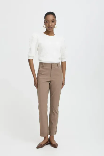Hovedbilde BYDIXI Straight pants 20816978 - Walnut 181112
