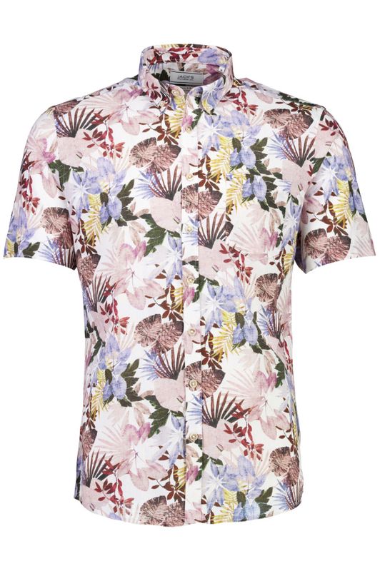 JACK`S Cotton/linen Shirt 3-210147 - Mixed Colours
