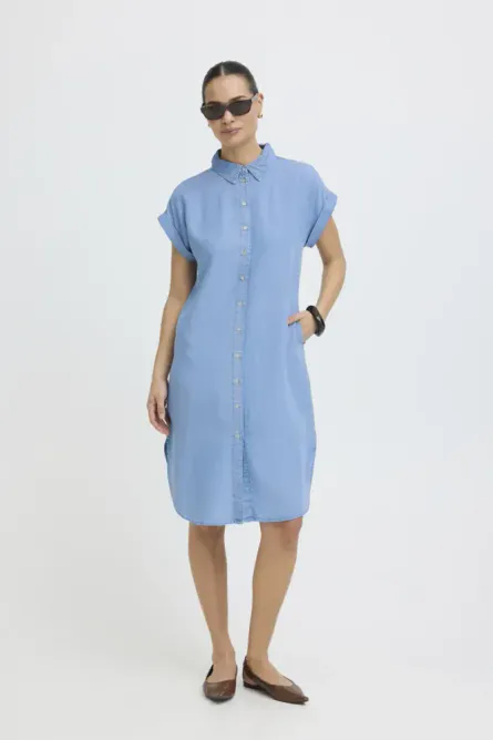Hovedbilde BYKosmo Shirt Dress 20818786 - Light Blue Denim ...