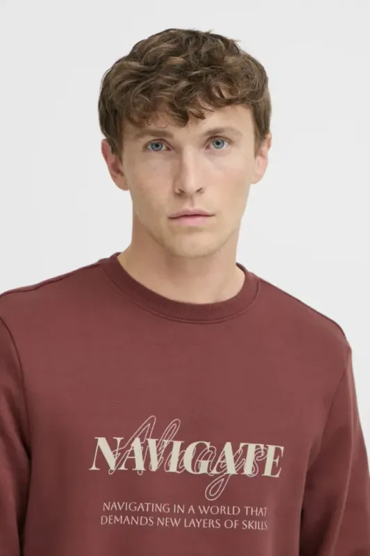 Hovedbilde Blend Farnum Sweatshirt 20720169 - Chocolate Brown 900002006