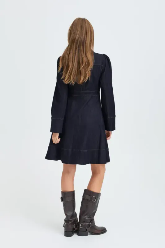 BYKanea Shirt Dress 20819706 - Dark Blue Denim 200462